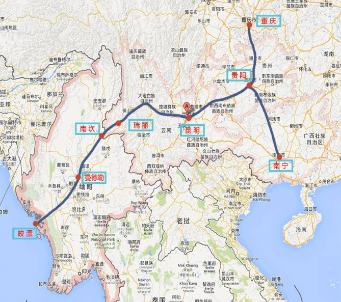 中緬油氣管線線路圖-http://m.gzmengda.com/news/1315.html