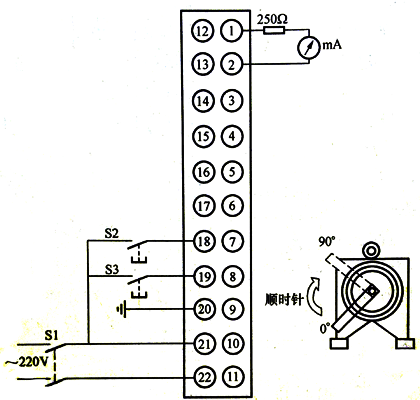 SKJ角行程電動執(zhí)行機構(gòu)接線圖 SKJ角行程電動執(zhí)行機構(gòu)接線圖