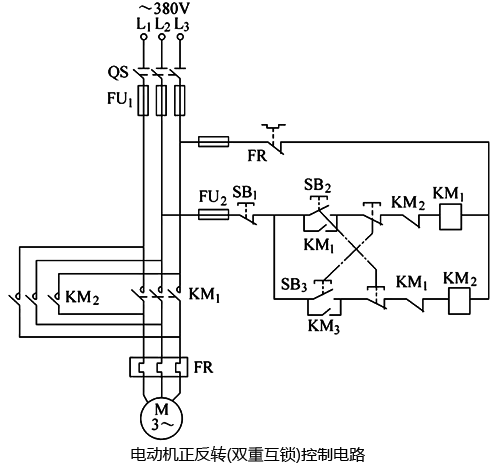 雙重互鎖控制電路 雙重互鎖控制電路