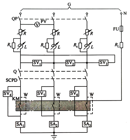 有關(guān)接觸器SCPD的試驗(yàn)電路 有關(guān)接觸器SCPD的試驗(yàn)電路