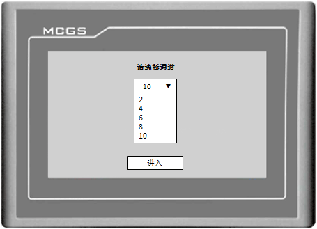 選擇通道數