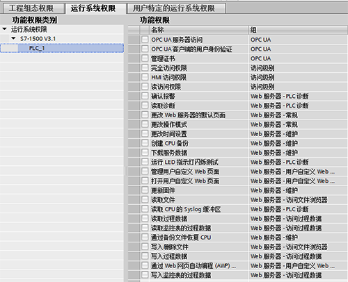 運行系統權限 運行系統權限